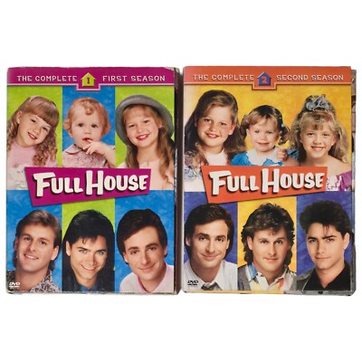 Full House - The Complete First & Second Seasons DVD (2005) TWO 4-Disc Sets