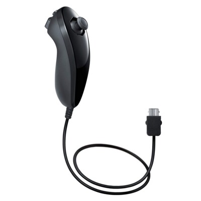 Nunchuk schwarz für Remote Controller / Fernbedienung - Nintendo Wii (NEU)   