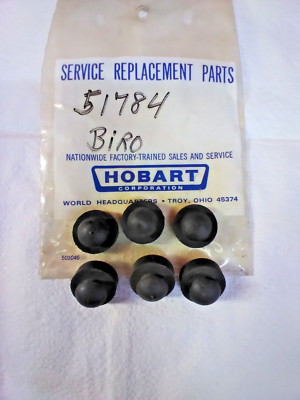 Lot of 6 ~ Biro # 51784 ~ Rubber Bumper for Chute Cover