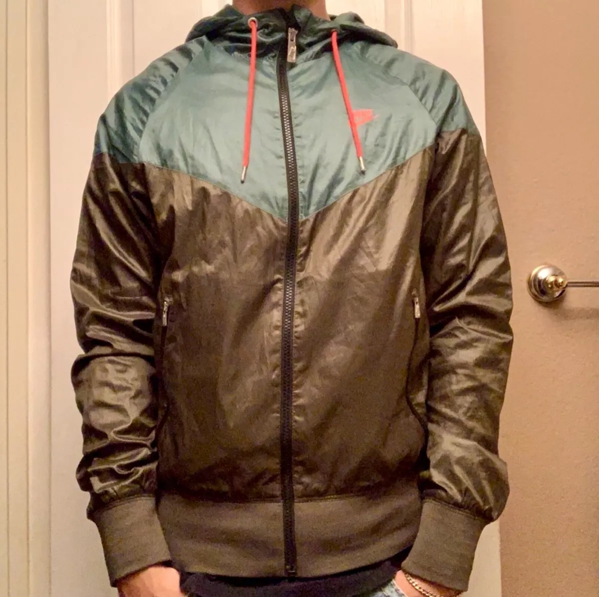 Chaquetas nike vintage marron sale