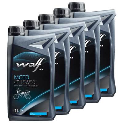 Motoröl Wolf MOTO 4T 29136 SAE 15W-50 5 X 1 Liter Cectek/Herkules 2015