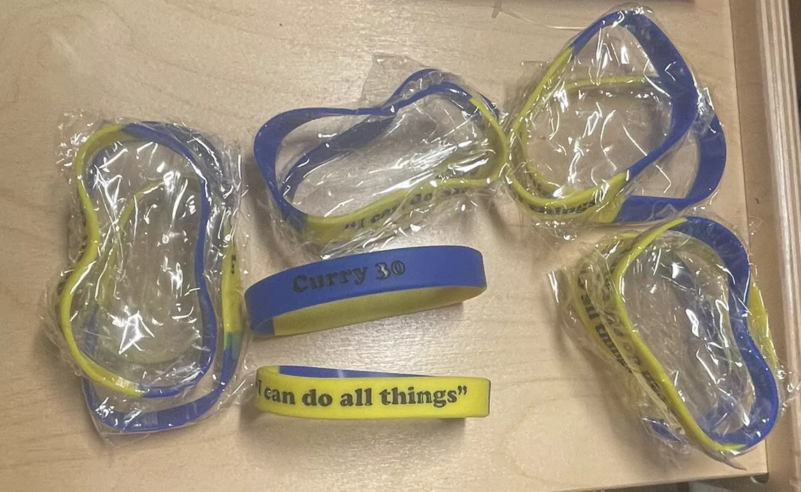 10 NBA player STEPHEN CURRY I CAN DO ALL THINGS WRISTBANDs PARTY