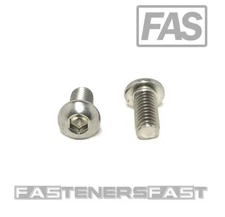 (50) M6 x 1.0 x12 Stainless Steel Button Head Socket Cap Screws ISO7380 M6-1.00