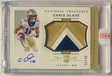 2022 Panini National Treasures Chris Olave Crossover Rookie Patch Auto /99 🔥🔥