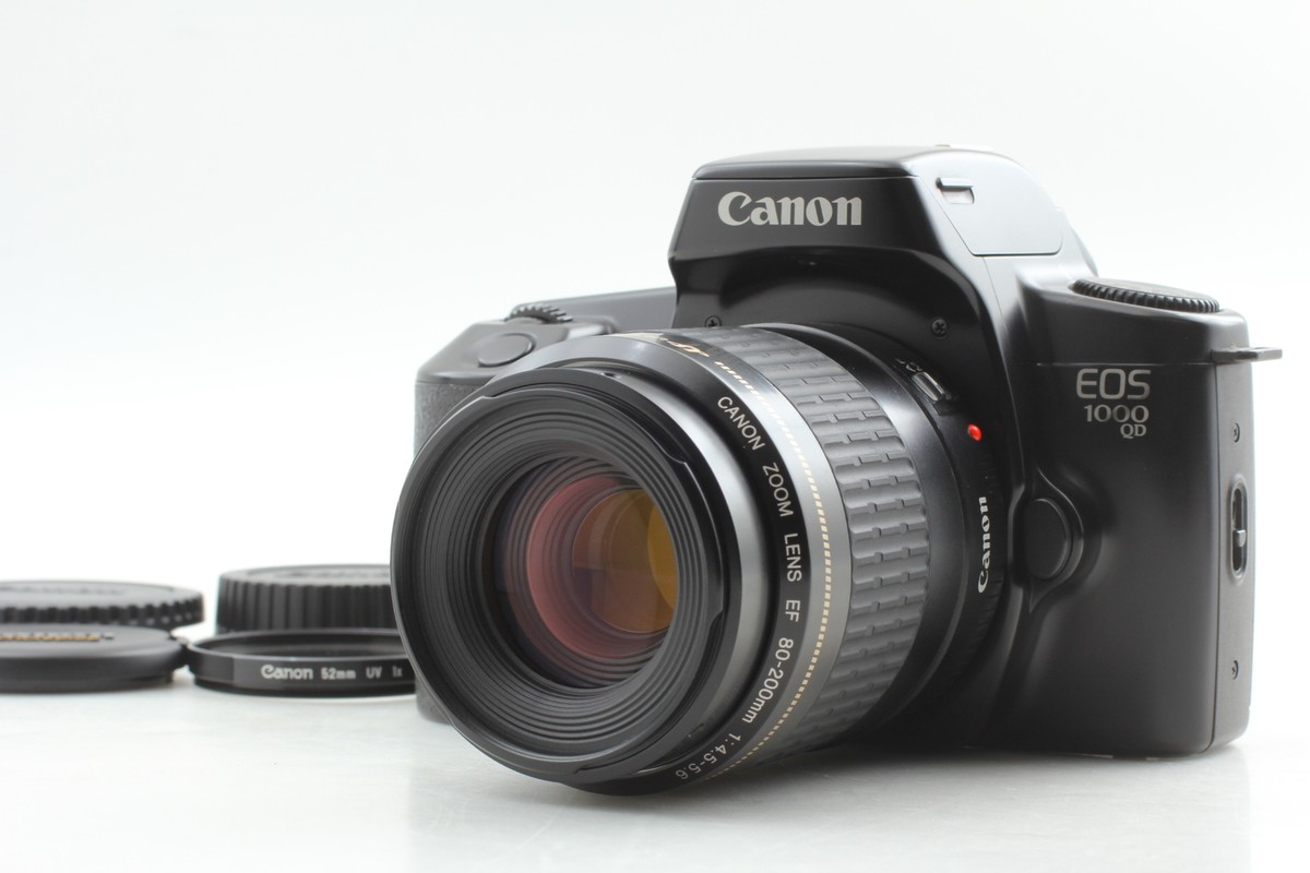 Exc+5] Canon EOS 1000 QD W/ EF 80-200mm F4.5-5.6 Ultrasonic