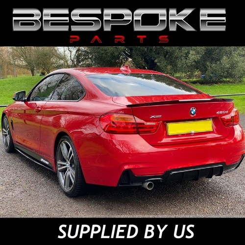 BMW 4 SERIES F32 F33 F36 FRONT LIP REAR DIFFUSER SPLITTER M PERFORMANCE BODY KIT - Picture 11 of 24