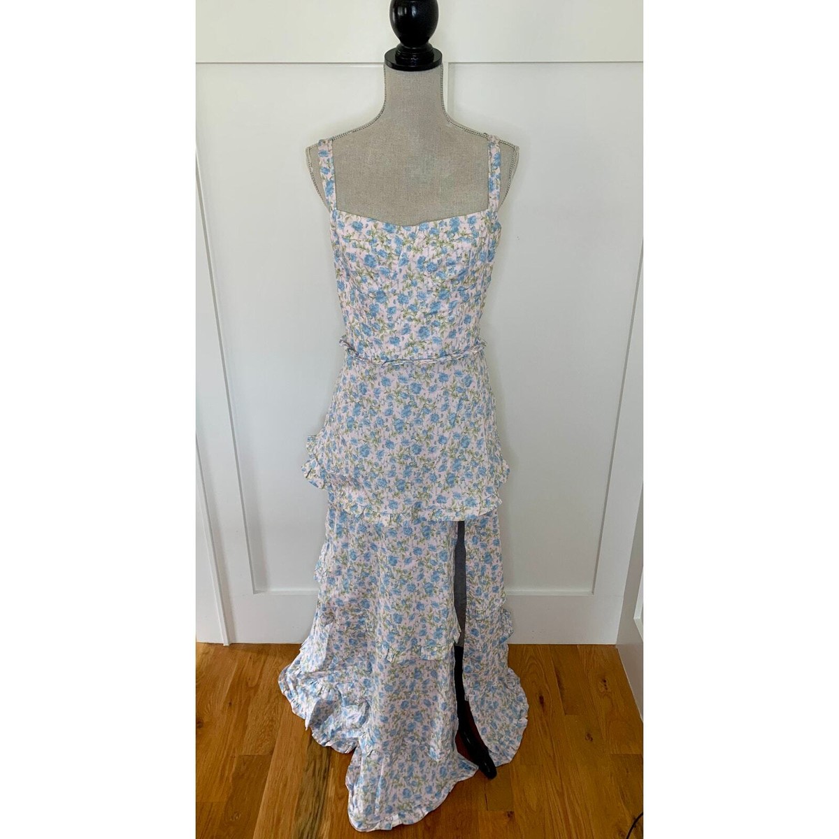 boden virginie denim dress Bow Waist Woven - Mid Vintage Pair with flats and advanced beginner Color:Emerald Green Poolside Paradiso: Palm Beach