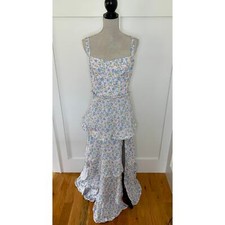 Show Me Your Mumu Lady Corset Dress in Charming Rose Size XL Floral Tiered Party