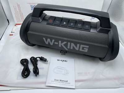 中古　W-KING D10 ポータブルスピーカー W-KING D10 70W Bluetooth Speaker IPX6 Waterproof Portable