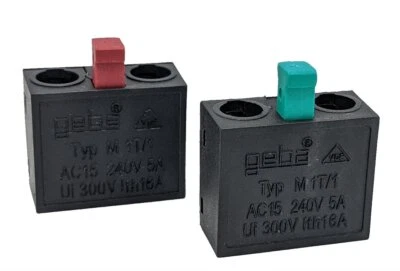 geba Schalteinsatz Taster M-1T/1 Öffner Schließer Schlüsselschalter Garagentor