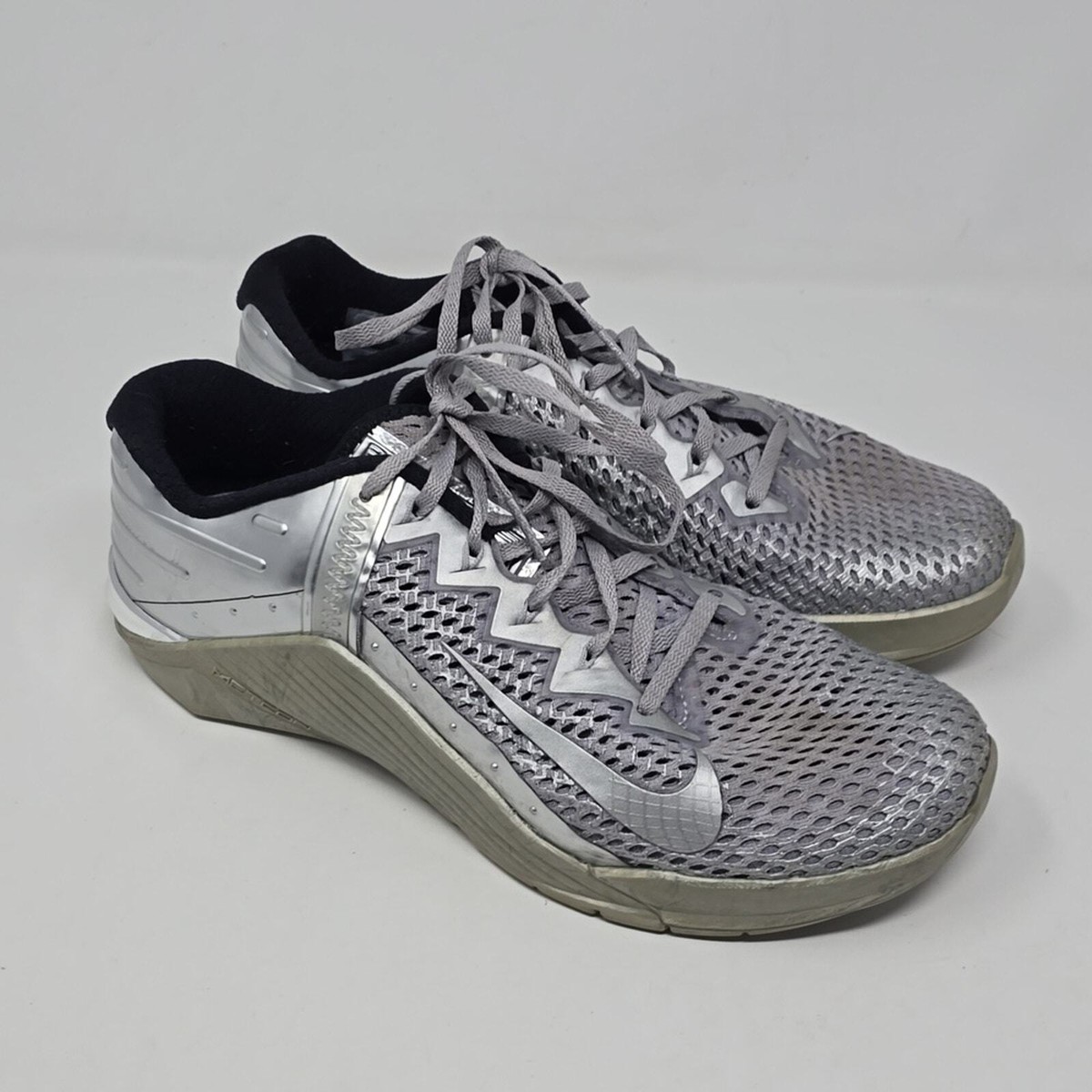 NIKE Metcon 6 Premium ‘llic Silver’ Nike Metcon 6 Premium 'Metallic Silver' DJ0766-001 Men's