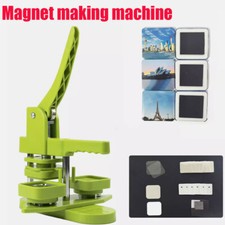 50mm 2 2inch Plastic Square Magnet Making Machine Kit 100sets Magnet materials
