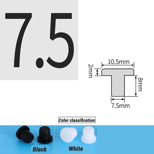 Rubber Grommet Firewall Wire Gasket Solid Hole Plug Assortment Ø 3-15 mm - Picture 12 of 25