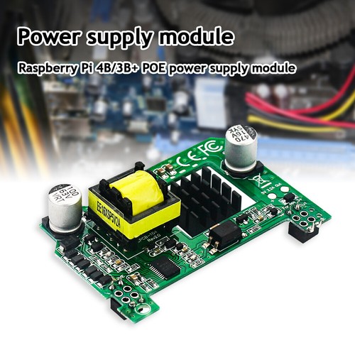 POE Power Supply Modules Network Power with Heatsinks for Raspberry Pi 4B/3B+ - Bild 6 von 11