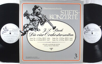 2 LPs AUSTRO MECHANA 1981 Bach KOLNER KAMMERORCHSTER Suites MULLER-BRUHL 120538