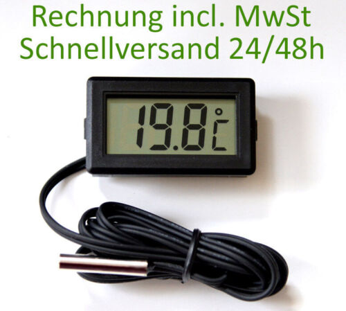 Thermometer digital LCD -20°+110°C Temperaturmessgerät Temperaturmesser Siru+ - Bild 1 von 1