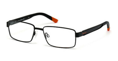 Timberland TB1302 002 Black Rectangular Optical Eyeglasses Frame 55-16-145 TB AB