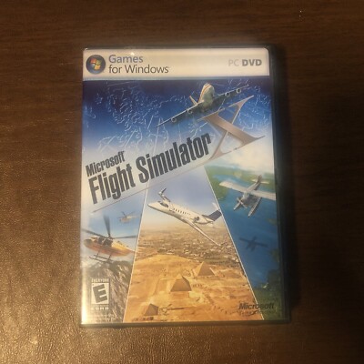 Microsoft Flight Simulator X (PC DVD, 2006) Windows Complete w/ Inserts and Key