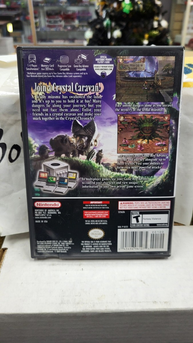 FINAL FANTASY CRYSTAL CHRONICLES NINTENDO GAMECUBE VIDEO