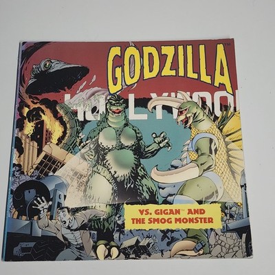 GODZILLA vs Gigan & The Smog Monster Book Alice Alfonsi 1996 Toho 1st Print