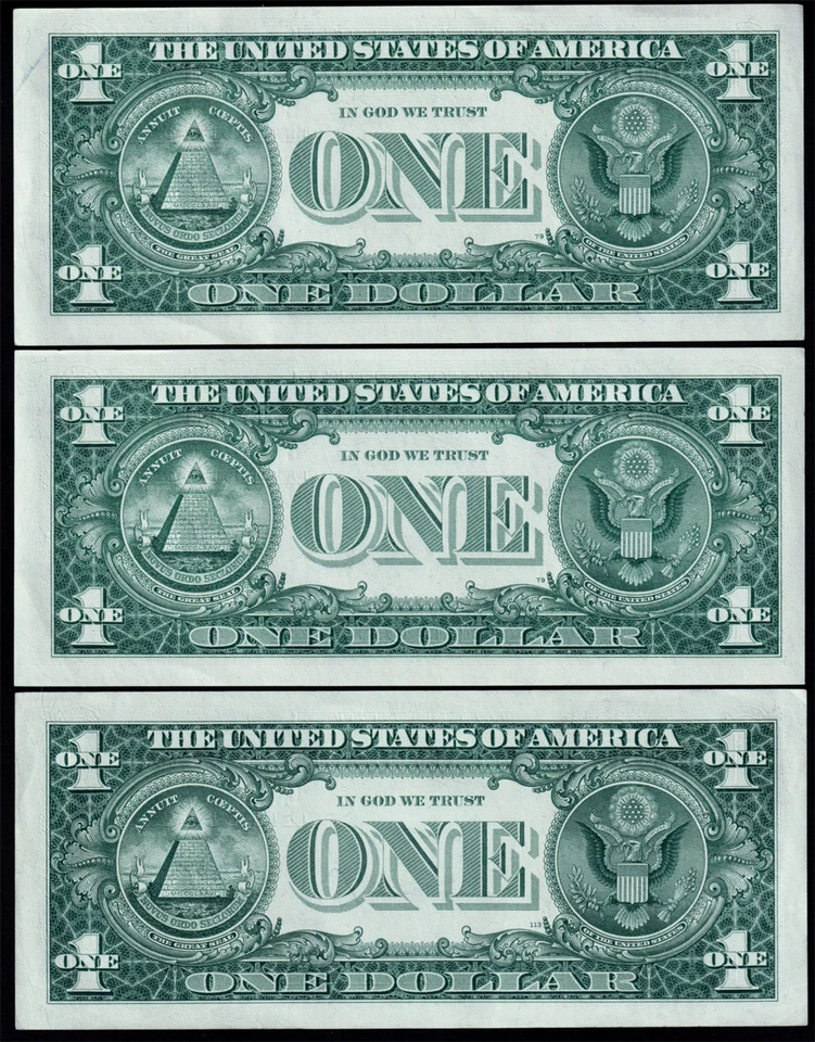 USPC FR 1619 BEP 100 PACK 1957 $1 SILVER CERTS UNC & SEQUENTIALLY #'D ((SCARCE)) - Image 4 of 4