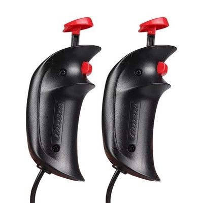 2x Carrera GO 20061663 Plus Elektronischer Handregler - Schwarz/Rot