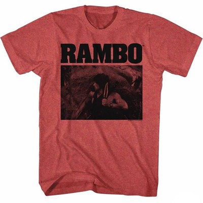 Rambo - Marine - Kurzarm - Heather - Erwachsene - T-Shirt
