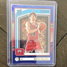 Panini Donruss Rated Rookie Choice Blue Matas Buzelis Bulls #240 /49 2024-25