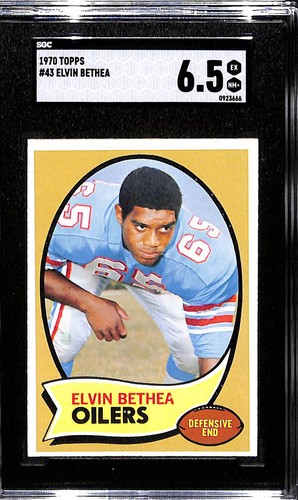 1970 Topps #43 Elvin Bethea - Houston Oilers SGC 6.5 RC - Picture 1 of 2