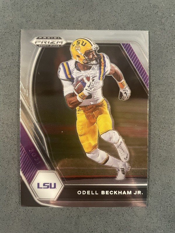 Odell Beckham Jr. - LSU - 2021 Panini Prizm Draft Picks - #61