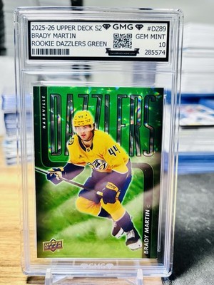 2025-26 Upper Deck Series 2 - Dazzlers Brady Martin #DZ-89 Green