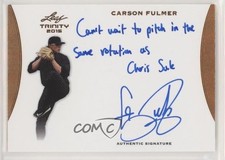 2015 Leaf Trinity Inscription Auto Bronze Carson Fulmer #A-CF1 Auto a2v