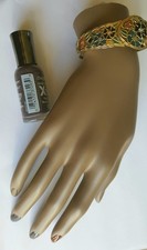Female right mannequin hand  -spray painted realistic dark brown skin tone hand