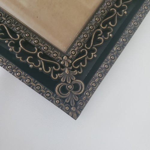 Vintage Gold Filigree Photo Picture Frame Ornate Brass Metal 5 X 7 - Picture 8 of 9
