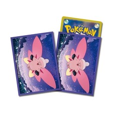Juego de 64 fundas de juego de cartas coleccionables Pokémon Deck Shield Mega Pixie oficiales Japón