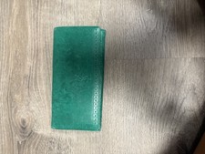 Yves Saint Laurent YSL Green Leather Long Wallet