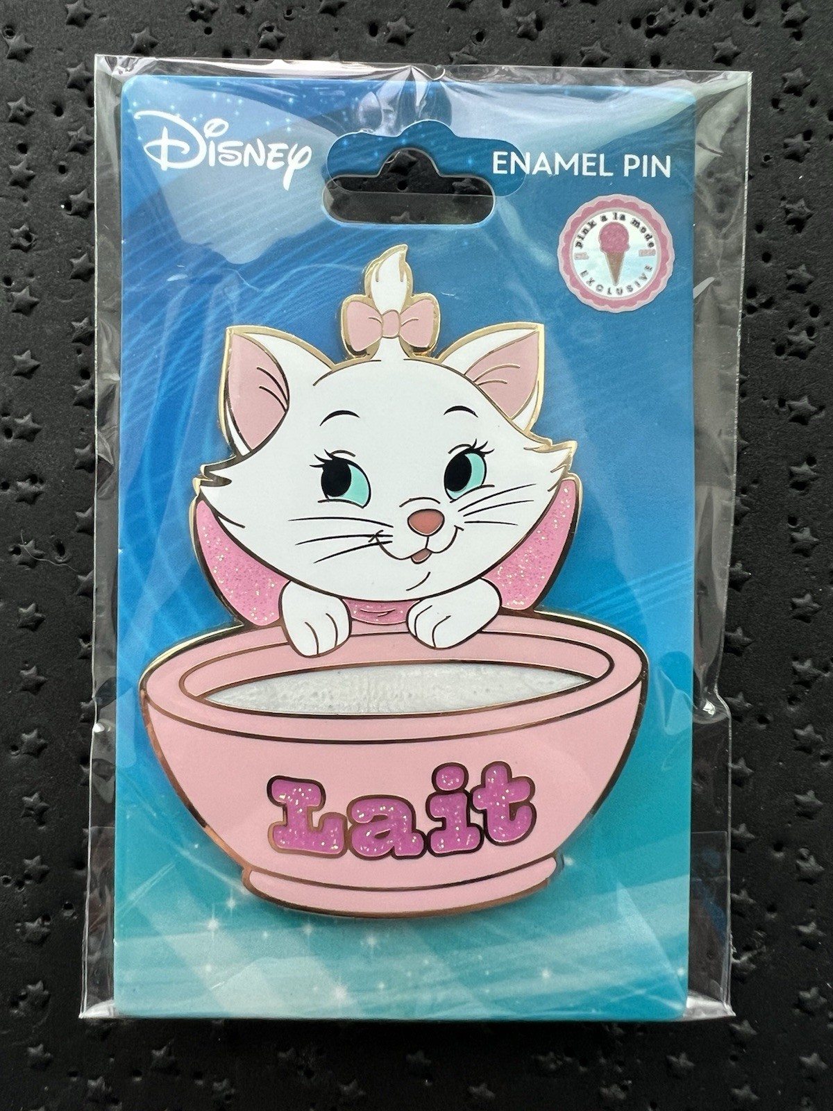 Disney Pin - Pink A La Mode PALM - Marie - Lait - Aristocats - Milk