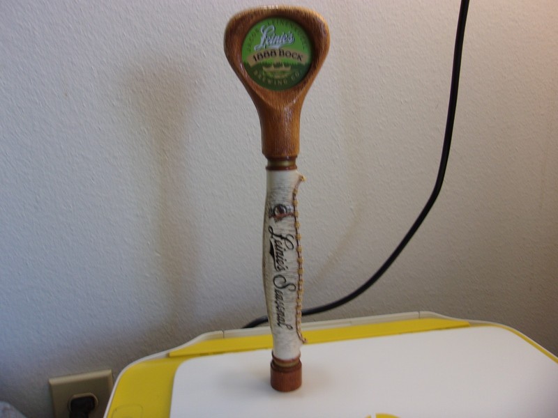 Leinie's Seasonal Canoe Tap Handle, Change to your liking, 4 Beers, Nice,Rare