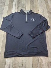 Coby Stevens Crytal Classic Quarter Zip Golf Shirt Men's XL *FLAW*