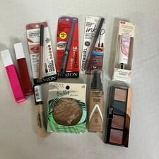 Mixed Lot of 10 Branded Makeup Items Revlon CoverGirl Physicians Formula