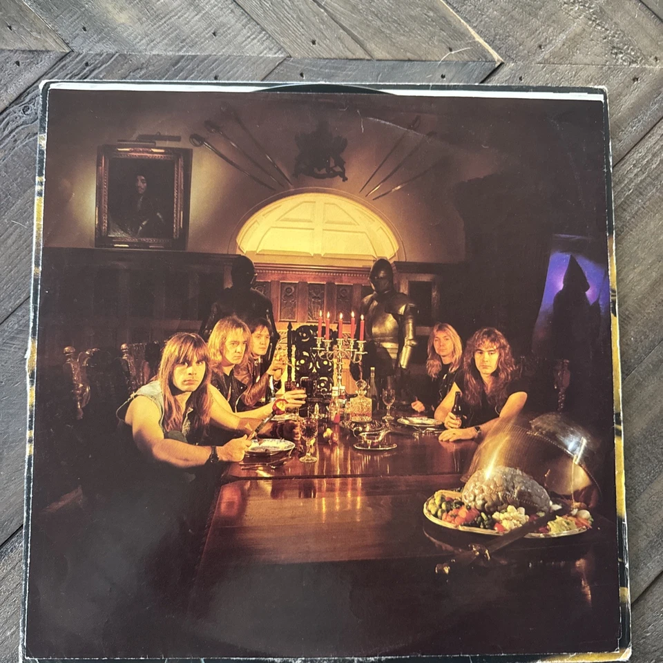 Iron Maiden Piece of Mind 1983 LP Vinyl Record ST-12274 First Pressing - Image 3 of 4