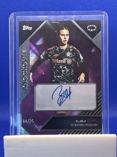 Topps Knockout UWCL Klara Buhl 14/25 Auto Bayern Munich