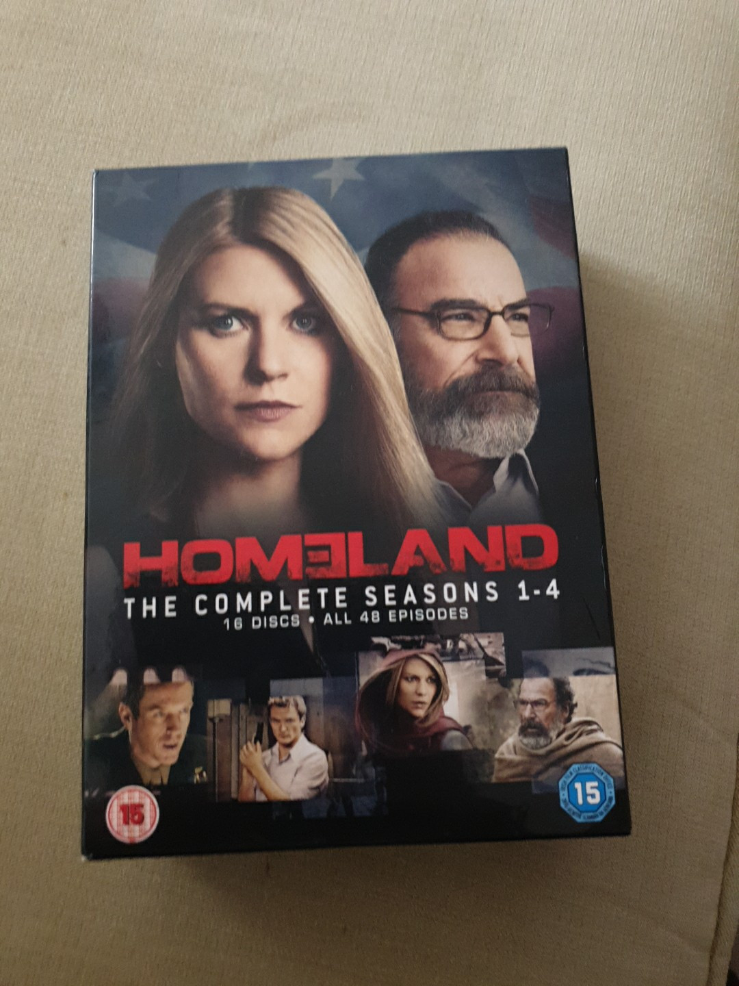 Homeland - Series 1-4 - Complete (Box Set) (DVD, 2015), Age 15, 48 episodes