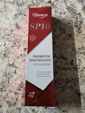 100g size Sp 10 COPHK.SU Ultra Whitening Probiotic Toothpaste. Natural Mint
