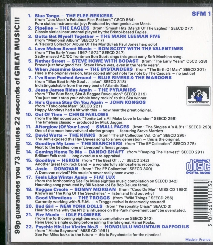 Various Artists 99p Guarantees You 73 Minutes 22 Seconds of Great Music!!! CD - Bild 2 von 3