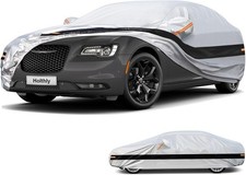 10 Layer Sedan Car Cover Waterproof All Weather for Automobiles,100 Waterproof