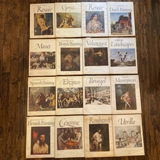 LOT of 16 Color Prints, Abrams Art Books, 1950s - Renoir , Manet, Rembrandt….