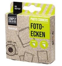 Hama Fotoecken (500 St&uuml;ck, selbstklebend) transparent, wei&szlig;, 00007107