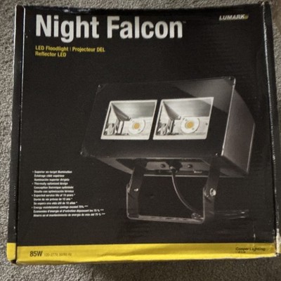 Lumark Night Falcon LED Floodlight 85W 4000K Outdoor Trunnion Bronze
