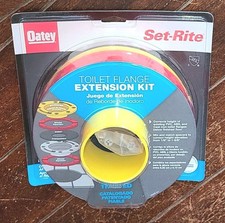 OATEY Set-Rite Toilet Flange Extension Kit: Elevation From 1/8" to 1-5/8" 43400